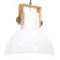 vidaXL Lampada a Sospensione Industriale 25 W Bianca Rotonda 40 cm E27 vidaXL Lampada a Sospensione Industriale 25 W Bianca Rotonda 40 cm E27