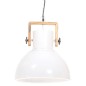 vidaXL Lampada a Sospensione Industriale 25 W Bianca Rotonda 40 cm E27 vidaXL Lampada a Sospensione Industriale 25 W Bianca Rotonda 40 cm E27