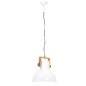vidaXL Lampada a Sospensione Industriale 25 W Bianca Rotonda 40 cm E27 vidaXL Lampada a Sospensione Industriale 25 W Bianca Rotonda 40 cm E27