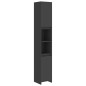vidaXL Armadio da Bagno Grigio 30x30x183,5 cm in Truciolato vidaXL Armadio da Bagno Grigio 30x30x183,5 cm in Truciolato