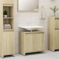 vidaXL Armadio da Bagno Rovere Sonoma 60x33x61 cm in Truciolato vidaXL Armadio da Bagno Rovere Sonoma 60x33x61 cm in Truciolato