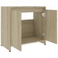 vidaXL Armadio da Bagno Rovere Sonoma 60x33x61 cm in Truciolato vidaXL Armadio da Bagno Rovere Sonoma 60x33x61 cm in Truciolato
