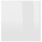 vidaXL Armadietto da Parete Bianco Lucido 80x39x40 cm in Truciolato vidaXL Armadietto da Parete Bianco Lucido 80x39x40 cm in Truciolato