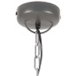 vidaXL Lampada Soffitto Industriale 25 W Grigia Rotonda in Mango 52cm vidaXL Lampada Soffitto Industriale 25 W Grigia Rotonda in Mango 52cm