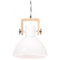 vidaXL Lampada a Sospensione Industriale 25 W Bianca Rotonda 30 cm E27 vidaXL Lampada a Sospensione Industriale 25 W Bianca Rotonda 30 cm E27