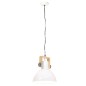 vidaXL Lampada a Sospensione Industriale 25 W Bianca Rotonda 30 cm E27 vidaXL Lampada a Sospensione Industriale 25 W Bianca Rotonda 30 cm E27