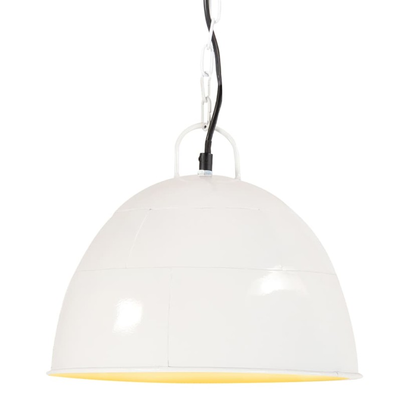 vidaXL Lampada Industriale Vintage 25 W Bianca Rotonda 31 cm E27 vidaXL Lampada Industriale Vintage 25 W Bianca Rotonda 31 cm E27