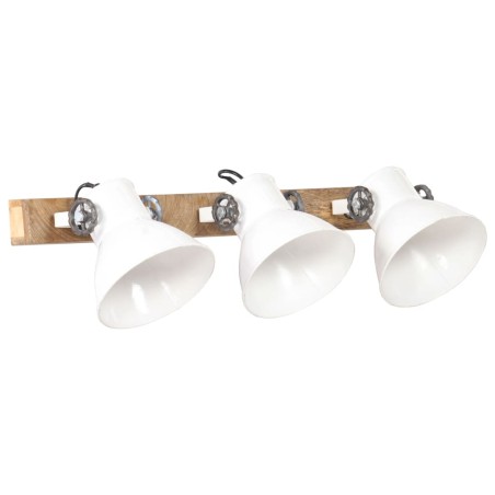 vidaXL Lampada da Parete in Stile Industriale Bianca 65x25 cm E27