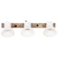 vidaXL Lampada da Parete in Stile Industriale Bianca 65x25 cm E27 vidaXL Lampada da Parete in Stile Industriale Bianca 65x25 cm E27