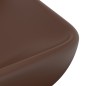 vidaXL Lavabo Lusso Rettangolare Marrone Scuro Opaco 71x38 cm Ceramica