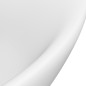 vidaXL Lavandino con Troppopieno Ovale Bianco Opaco 58,5x39cm Ceramica vidaXL Lavandino con Troppopieno Ovale Bianco Opaco 58,5x39cm Ceramica