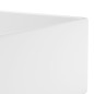 vidaXL Lavandino con Troppopieno in Ceramica Bianco Opaco vidaXL Lavandino con Troppopieno in Ceramica Bianco Opaco