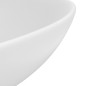 vidaXL Lavandino da Bagno in Ceramica Bianco Opaco Rotondo vidaXL Lavandino da Bagno in Ceramica Bianco Opaco Rotondo
