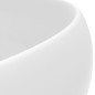 vidaXL Lavandino Lusso Rotondo Bianco Opaco 40x15 cm in Ceramica vidaXL Lavandino Lusso Rotondo Bianco Opaco 40x15 cm in Ceramica