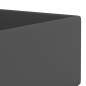 vidaXL Lavandino con Troppopieno in Ceramica Grigio Scuro vidaXL Lavandino con Troppopieno in Ceramica Grigio Scuro