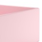 vidaXL Lavandino con Troppopieno in Ceramica Rosa Opaco vidaXL Lavandino con Troppopieno in Ceramica Rosa Opaco