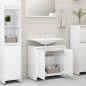 vidaXL Armadio da Bagno Bianco Lucido 60x33x61 cm in Truciolato vidaXL Armadio da Bagno Bianco Lucido 60x33x61 cm in Truciolato