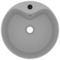vidaXL Lavandino con Troppopieno Grigio Chiaro Opaco 36x13 cm Ceramica vidaXL Lavandino con Troppopieno Grigio Chiaro Opaco 36x13 cm Ceramica