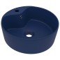 vidaXL Lavandino con Troppopieno Blu Scuro Opaco 36x13 cm in Ceramica vidaXL Lavandino con Troppopieno Blu Scuro Opaco 36x13 cm in Ceramica