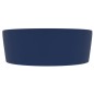 vidaXL Lavandino con Troppopieno Blu Scuro Opaco 36x13 cm in Ceramica vidaXL Lavandino con Troppopieno Blu Scuro Opaco 36x13 cm in Ceramica