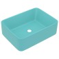 vidaXL Lavandino Luxury Turchese Opaco 41x30x12 cm in Ceramica