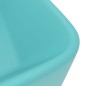 vidaXL Lavandino Luxury Turchese Opaco 41x30x12 cm in Ceramica