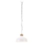 vidaXL Lampada a Sospensione Industriale 32 cm Bianca E27