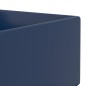 vidaXL Lavandino con Troppopieno in Ceramica Blu Scuro vidaXL Lavandino con Troppopieno in Ceramica Blu Scuro