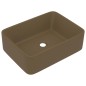 vidaXL Lavandino Luxury Crema Opaco 41x30x12 cm in Ceramica vidaXL Lavandino Luxury Crema Opaco 41x30x12 cm in Ceramica
