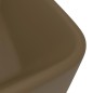 vidaXL Lavandino Luxury Crema Opaco 41x30x12 cm in Ceramica vidaXL Lavandino Luxury Crema Opaco 41x30x12 cm in Ceramica