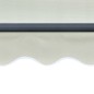 vidaXL Tenda da Sole Retrattile Sensore Vento e LED 600x300cm Crema