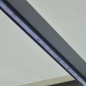 vidaXL Tenda da Sole Retrattile Sensore Vento e LED 600x300cm Crema