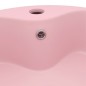 vidaXL Lavandino con Troppopieno Rosa Opaco 36x13 cm in Ceramica vidaXL Lavandino con Troppopieno Rosa Opaco 36x13 cm in Ceramica