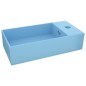 vidaXL Lavandino con Troppopieno in Ceramica Azzurro vidaXL Lavandino con Troppopieno in Ceramica Azzurro
