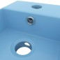 vidaXL Lavandino con Troppopieno in Ceramica Azzurro vidaXL Lavandino con Troppopieno in Ceramica Azzurro