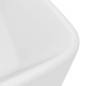 vidaXL Lavandino Luxury Bianco Opaco 41x30x12 cm in Ceramica