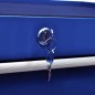 vidaXL Carrello Portautensili con 7 Cassetti per Officina Blu vidaXL Carrello Portautensili con 7 Cassetti per Officina Blu