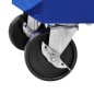 vidaXL Carrello Portautensili con 7 Cassetti per Officina Blu vidaXL Carrello Portautensili con 7 Cassetti per Officina Blu