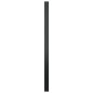 vidaXL Specchio da Parete Nero 60 cm vidaXL Specchio da Parete Nero 60 cm