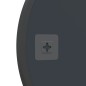 vidaXL Specchio da Parete Nero 60 cm vidaXL Specchio da Parete Nero 60 cm