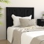 Testiera per Letto Nera 80,5x4x100 cm in Legno Massello di Pino Testiera per Letto Nera 80,5x4x100 cm in Legno Massello di Pino