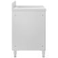 vidaXL Mobiletto da Cucina Commerciale con Gocciolatoio Acciaio Inox vidaXL Mobiletto da Cucina Commerciale con Gocciolatoio Acciaio Inox