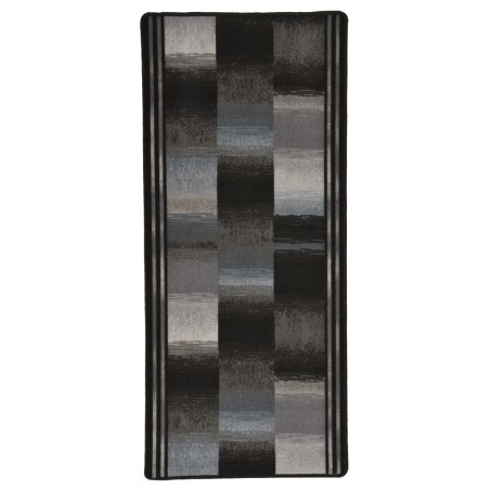 vidaXL Tappeto Corsia Rovescio in Gel Nero 67x200 cm