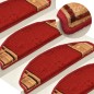 vidaXL Tappetini Autoadesivi per Scale 15 pz Rossi 65x21x4 cm vidaXL Tappetini Autoadesivi per Scale 15 pz Rossi 65x21x4 cm