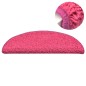 vidaXL Tappetini per Scale 15 pz Rosa 65x21x4 cm