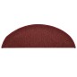 vidaXL Tappetini per Scale 15 pz Rossi 56x17x3 cm vidaXL Tappetini per Scale 15 pz Rossi 56x17x3 cm