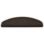 vidaXL Tappetini per Scale 15 pz Marrone Scuro 65x21x4 cm Agugliati vidaXL Tappetini per Scale 15 pz Marrone Scuro 65x21x4 cm Agugliati