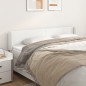 Testiera ad Orecchio Bianca 203x16x78/88 cm in Similpelle Testiera ad Orecchio Bianca 203x16x78/88 cm in Similpelle