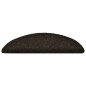 vidaXL Tappetini per Scale 15 pz Marrone Scuro 56x17x3 cm Agugliati vidaXL Tappetini per Scale 15 pz Marrone Scuro 56x17x3 cm Agugliati