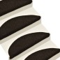 vidaXL Tappetini per Scale 15 pz Marrone Scuro 56x17x3 cm Agugliati vidaXL Tappetini per Scale 15 pz Marrone Scuro 56x17x3 cm Agugliati